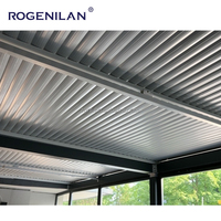 Rideau électrique en aluminium intelligent pour véranda, fenêtre rétractable, pare-soleil, rouleau de toit pour volet roulant