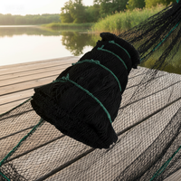 Filet de clôture de sécurité durable sans nœuds, en polyester 100 %, avec service de découpe pour l'élevage de poissons
