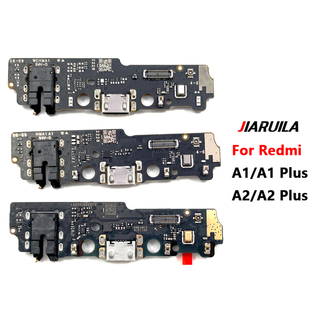 Original USB Charging Port Connector Board for Redmi A1 A2 Plus A3 Charging Board Flex Cable With Microphone Repair Part