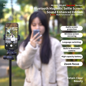 Thời Gian Thực Phản ánh Vlog Ảnh Tự Sướng Màn Hình Hiển Thị Từ Kẹp Núi Điện Thoại Di Động Phụ Kiện Cho Iphone Và Android - Product Image 2