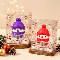 Jouet Squishy Géant Bonhomme de Neige de Noël, Jouet Doux à Rebond Lent, Jouet Anti-Stress pour Adultes