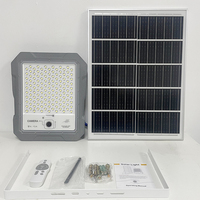 Reflector de Luz LED Solar para Exteriores, Impermeable, de Aluminio, con Control Remoto, Sensor de Movimiento por Radar, para Jardín