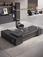 Avancé Moderne De Luxe Grand Bureau Bureau Simple Président Conseil Directeurs Meubles pour Boss Manager Président Chaise Combiné