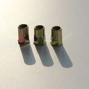 Nhà Máy Trực Tiếp Tùy Chỉnh M3-M12 Đầu Nhỏ Nửa Hex Đinh Tán <span class=keywords><strong>Nut</strong></span> Với Cơ Thể Hình Lục Giác Đóng Nắp Bìa - Product Image 1