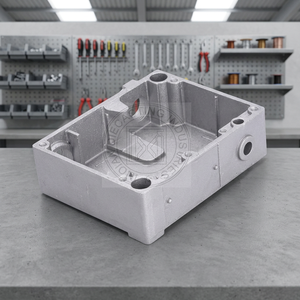 Caja de conexiones de aluminio fundido a presión con recubrimiento en polvo y tamaño personalizado - Product Image 2
