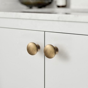 Jaya Chất Lượng Cao Sang Trọng Hiện Đại Ngăn Kéo Rắn Brass Vàng Kéo Knobs Nhà Bếp Chải Tủ Đồ Nội Thất Cửa Xử Lý - Product Image 2