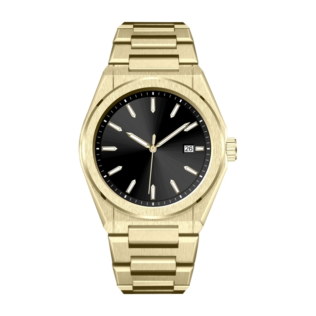 Hot New 42mm Luxury Watch Quartz Movement Custom logo Stainless Steel Heavy Watch for Men