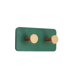 Cabides De Prateleira Cabide Ganchos 2 Pack Wall Mounted Cabide <span class=keywords><strong>Rack</strong></span> Roupão Jaqueta De Banho De Madeira De Bambu Roupão Ganchos - Product Image 1