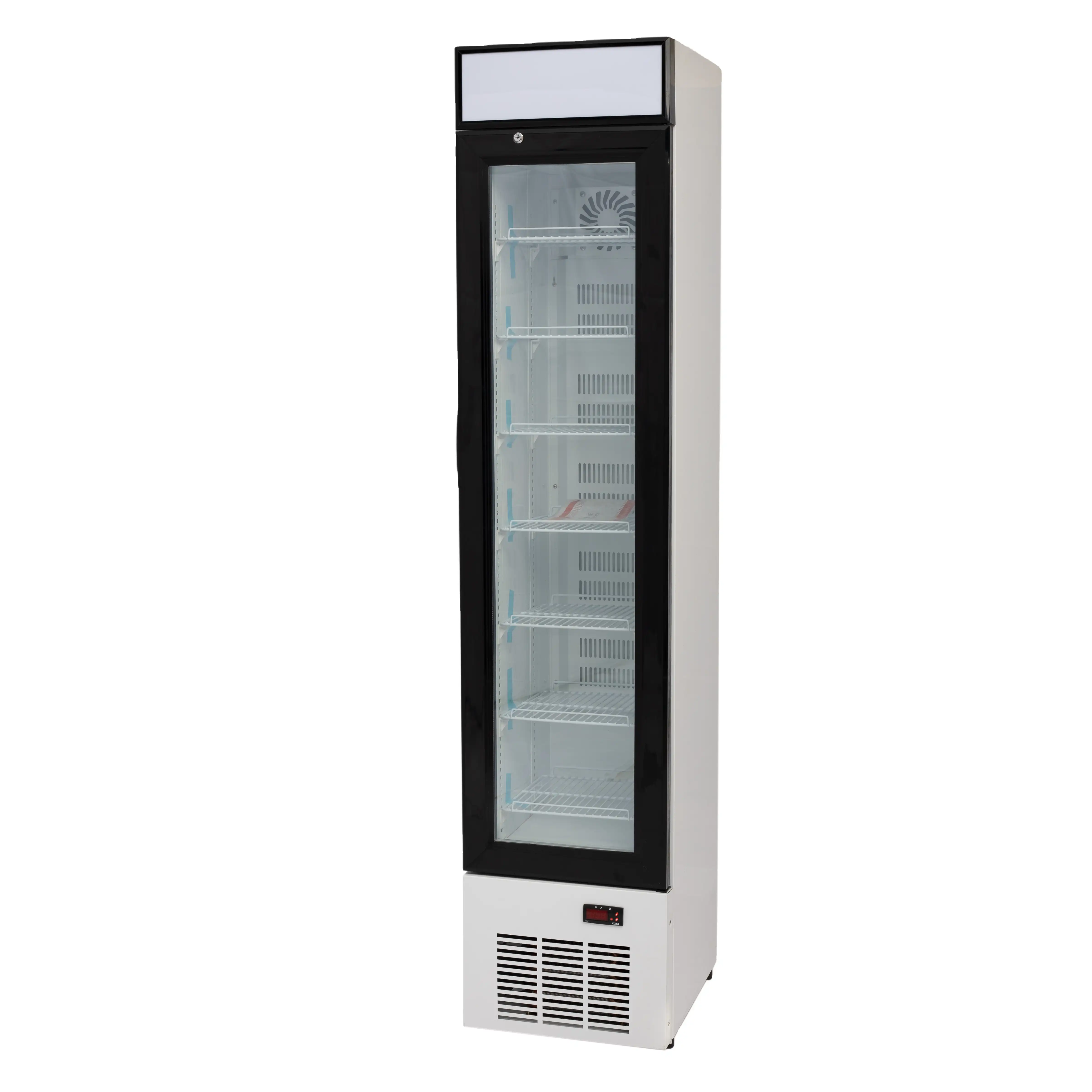 118L Slim Showcase Vertical Display Freezer for Supermarket LSD-118L