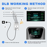 Cargador de Pared para Vehículos Eléctricos Monofásico de 7.4kW 32A, Enchufe para España y Portugal, Listo para Usar, Mejor Precio, Solución de Nivel Básico