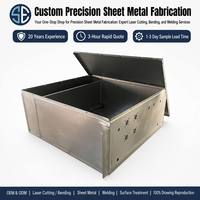 Custom SUS304 Stainless Steel Enclosure, Precision Sealed Housing for Medical Biochemistry Analyzers Sheet Metal Fabrication