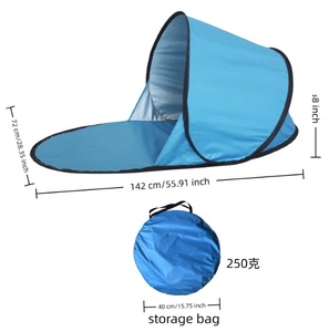 Tente de plage portable Aofit, légère et facile à installer, abri solaire pour la plage, grand espace pour la plage, le <span class=keywords><strong>camping</strong></span> et les activités de plein air - Product Image 1