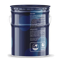 Scellant pour toit et sol de camping-car blanc de 1 gallon, revêtement imperméable, liquide acrylique réfléchissant solaire, application facile, brillant