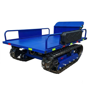 Nouveau Transporteur à Chenilles Télécommandé à Batterie pour Charges Lourdes, Plateforme Plate 6500W en Fer pour le Transport Agricole et en Cour - Product Image 6