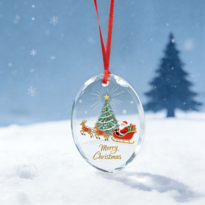 Ciondolo in Cristallo K9 Economico all'Ingrosso, Logo Personalizzato, Ornamenti Natalizi a Forma di Diamante in Vetro Cristallo Personalizzati - Product Image 5