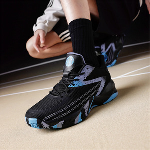 Chaussures de basketball pour hommes, nouvelle collection, été, printemps, hiver, dessus en mesh, semelle en caoutchouc, doublure en coton. - Product Image 3