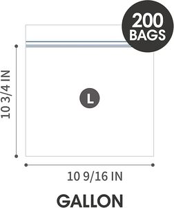 Reclosable Premium Gravure Printed PE Zipper Bags Double Lock Heavy Duty <b>Clear</b> Moisture Proof <b>Tight</b> Seal Fresh Storage - Product Image 6