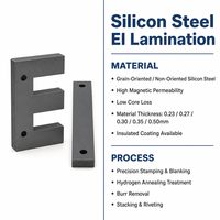 Tôle d'acier au silicium EI pour la fabrication de transformateurs électriques de type sec et de réacteurs