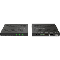 Extenseur HDMI sur Ethernet avec HDBaseT, MT-VIKI 70m Émetteur et Récepteur HDMI avec IR, Extenseur HDMI 4K 60Hz sur Cat6