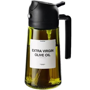 Dispenser <span class=keywords><strong>per</strong></span> <span class=keywords><strong>Olio</strong></span> d'Oliva in Vetro 2 in 1 da 16oz/470ml, Spruzzatore <span class=keywords><strong>per</strong></span> Cucina, <span class=keywords><strong>per</strong></span> Cucinare, Insalate, Frittura, BBQ, <span class=keywords><strong>Friggitrice</strong></span> <span class=keywords><strong>ad</strong></span> <span class=keywords><strong>Aria</strong></span> - Product Image 5