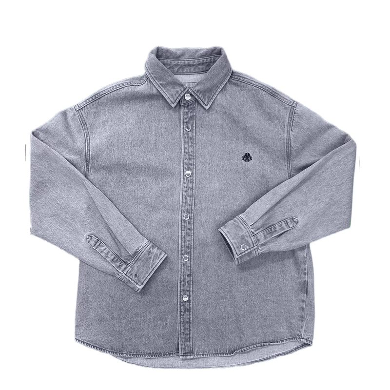 Men s Vintage Style Denim Button