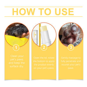 優しいペットポー軟膏スティックホーム犬と猫のケア保湿ポーパッドクリームペットグルーミング用 - Product Image 6