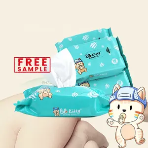 BB Kitty 99% Pure Water Wipes Mothers Sparsh Hand Cleaning Top Ranking Unscented New Born Baby Mini Wet Wipes For Baby