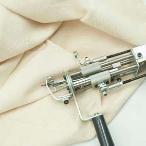 Rouleau poinçon aiguille tissu coton Polyester Double brin moines tapis 0.5m * 0.5m tufting tissu tissu pour la main tufting tapis - Product Image 4