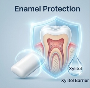 หมากฝรั่งไซลิทอลพรีเมียมแบบไม่มีน้ำตาล |   ผลิตภัณฑ์ดูแลฟันแบบธรรมชาติและน้ำยาปรับลมหายใจ |   ขายส่งจำนวนมากและรับผลิตแบบ OEM - Product Image 3