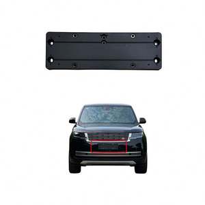 กรอบ<span class=keywords><strong>ป้าย</strong></span><span class=keywords><strong>ทะเบียน</strong></span>สำหรับ Land Rover 2023 GLOSS สีดำ - Product Image 1