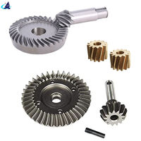 Hua Yue Xin Engrenage conique de précision usiné CNC sur mesure - Plastique, Acier inoxydable, Acier, Alliage d'aluminium, Laiton