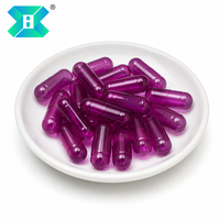 Fabricant Impression de logo personnalisée Capsules HPMC vides transparentes Taille 0 00 Capsules végétariennes transparentes