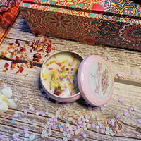 Bougie cube de manifestation originale de luxe IKEDA, motif bâton long avec fruits, pour Diwali, méditation, religion, fête des pères, usage en bar