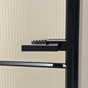 Puertas de Entrada Exteriores Deioux, Diseño de Puertas Francesas de Aluminio con Vidrio Templado, Puertas Dobles de Vidrio para Patio, Puerta Abatible NFRC - Product Image 5