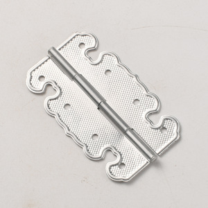 Charnière en alliage d'aluminium à montage en surface, design traditionnel argenté pour boîtes à bijoux et étuis en bois - Product Image 2