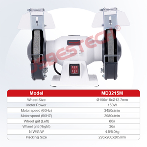 Amoladora <span class=keywords><strong>de</strong></span> <span class=keywords><strong>Banco</strong></span> MD3215M <span class=keywords><strong>de</strong></span> <span class=keywords><strong>6</strong></span> pulgadas a <span class=keywords><strong>precio</strong></span> <span class=keywords><strong>de</strong></span> fábrica para taller <span class=keywords><strong>de</strong></span> bricolaje <span class=keywords><strong>de</strong></span> Metal - Product Image 2