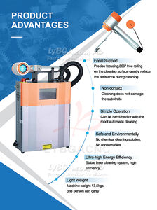 Lybga Puls Laser Roest Verwijdering Reinigingsmachine Niet Beschadigen Schimmel Reiniging Elektronische Component Ontsmetting Roest Verwijderen - Product Image 3