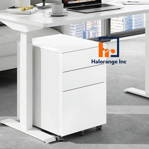 Nhà Sản Xuất Trắng Dưới Bàn Lắp Ráp Nhỏ Nội Thất Văn Phòng Nhỏ 3 Ngăn Kéo Di Động Bệ Thép Kim Loại Tủ Cho Treo Tập Tin - Product Image 1