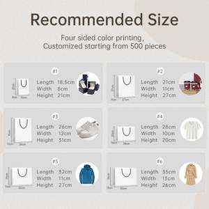 Sac en carton laminé mat gaufré avec feuille d'or de luxe personnalisé, logo, grand cadeau, robuste, recyclable, réutilisable, magasin de vêtements - Product Image 6