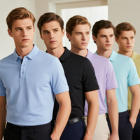 Polo d'équipe de service OEM logo personnalisé uniforme de sport t-shirts décontractés anti-rides léger polo de travailleur de golf chemises de golf hommes