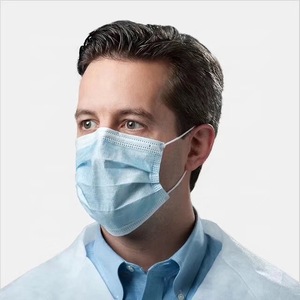 Usa e getta <span class=keywords><strong>3</strong></span> Strati di Tessuto Non Tessuto Respirazione Faccia Comodo Scudo Di Sicurezza di Protezione Maschera per Il Viso - Product Image 1