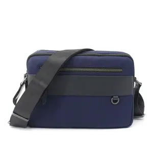 حقيبة يد من النايلون للرجال ماركة LAPOLAR بسعر المصنع جودة 100% لون سادة مخصصة مزودة بجيب للهاتف المحمول