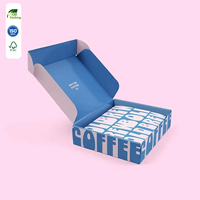 Boîte d'expédition en carton ondulé personnalisée, emballage de luxe pour vêtements, t-shirts, e-commerce, impression de logo de marque