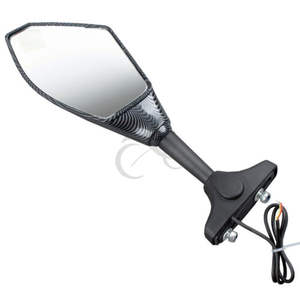 XINMATUO Carbone Led Clignotants Rétroviseurs Intégrés pour <span class=keywords><strong>HONDA</strong></span> CBR600 F4i 929 954 <span class=keywords><strong>1000RR</strong></span> F1 XF-490 - Product Image 4