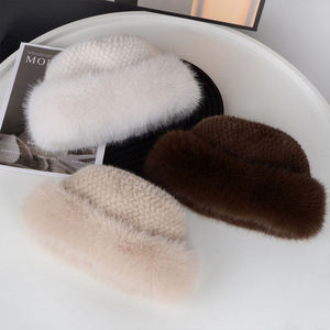 Gorro de Invierno de Piel Sintética Mongola para Mujer, Cálido, Afelpado, Estilo Cosaco, Gorro Grueso con Orejeras, Gorros de Nieve para Mujer, Accesorio para Exteriores - Product Image 1