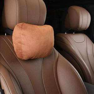 <span class=keywords><strong>Coussin</strong></span> de siège de voiture universel en velours peau de cerf Appui-tête Soutien de la taille <span class=keywords><strong>lombaire</strong></span> Oreiller Protection du cou Compatible <span class=keywords><strong>Mercedes</strong></span> Benz - Product Image 4