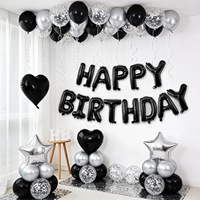 Ballons en latex transparent épais pré-remplis de confettis, ballons de fête brillants en papier pour l'hélium, pour la décoration d'anniversaire, de mariage et de célébrations