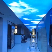 Boîte lumineuse publicitaire LED en aluminium 110V-220V, indice de protection IP, fabriquée au Guangdong, durée de vie de 20 000 heures, film souple, diffuseur de lumière de plafond