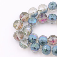 14/20mm Mat Rond Perles de Verre Perles De Cristal À Facettes Pour BRICOLAGE Bracelets Collier Breloques BRICOLAGE Artisanat Accessoires Fournitures De Bijoux