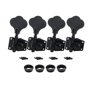 Clavijas <span class=keywords><strong>de</strong></span> Afinación para <span class=keywords><strong>Bajo</strong></span> Eléctrico <span class=keywords><strong>de</strong></span> Engranaje Abierto, Juego <span class=keywords><strong>de</strong></span> Cuatro Clavijas <span class=keywords><strong>de</strong></span> Afinación <span class=keywords><strong>de</strong></span> Metal Cromadas Negras, Accesorios <span class=keywords><strong>de</strong></span> Repuesto para Guitarra - Product Image 3